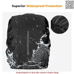 thumbnail Áo mưa balo máy ảnh K&F concept KF14.006 - 0