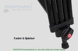 thumbnail Tripod JieYang 0508A for Video camera (mã mới 0606A đầu dầu to) - 3