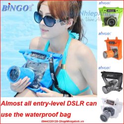 thumbnail Túi chống nước Bingo for DSLR kiểu khóa bấm - 0