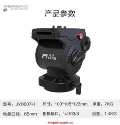 thumbnail Ballhead Jieyang 0607H bowel đế plate chuẩn manfrotto - 4