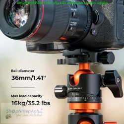 thumbnail Ballhead K&F concept BH-36L (KF31.044) - 1