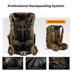 thumbnail Balo K&F concept Backpack 30L Star Wander 01 Champagne (KF13.206) - 0