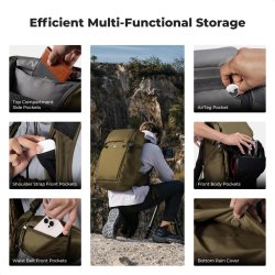 thumbnail Balo K&F concept Backpack 30L Star Wander 01 Champagne (KF13.206) - 1