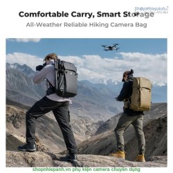 thumbnail Balo K&F concept Backpack 40L Star Wander 01 Black (KF13.207V1) - 4