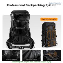 thumbnail Balo K&F concept Backpack 40L Star Wander 01 Black (KF13.207V1) - 1