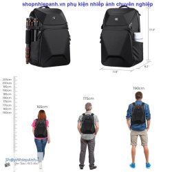 thumbnail Balo K&F concept Backpack Front HardShell KF13.144 20L - 3
