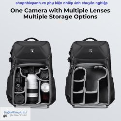 thumbnail Balo K&F concept Backpack Front HardShell KF13.144 20L - 0