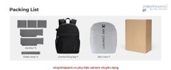 thumbnail Balo K&F concept Backpack KF13.223 Nature Wander 12 Black 13L - 6