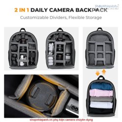 thumbnail Balo K&F concept Backpack KF13.223 Nature Wander 12 Black 13L - 7