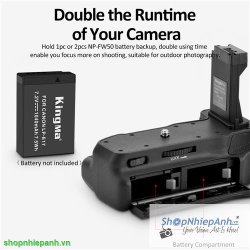 thumbnail Battery Grip Kingma for canon 800D 9000D 77D T7i X9i camera - 6