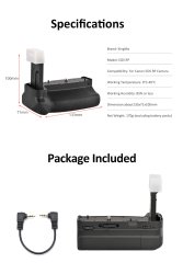 thumbnail Battery Grip Kingma for canon EOS RP R8 - 5