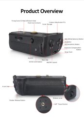 thumbnail Battery Grip Kingma for panasonic DMW-BGGH5  GH5 GH5S - 2