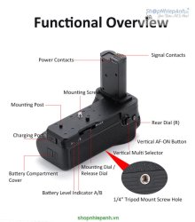 thumbnail Battery Grip Kingma MB-N14 for nikon Z6III Z63 Z5II Z52 - 5