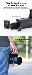 thumbnail Battery Grip Kingma VG-C2EM for Sony A7II A7RII A7SII - 3