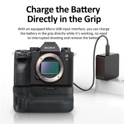 thumbnail Battery Grip Kingma VG-C4EM for Sony A7IV A7RIV A9II A74 AR4 - 4
