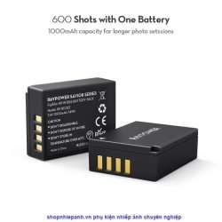 thumbnail Bộ 2 pin và sạc kép RAVpower for Fujifilm NP-W126S X-A X-E X-H X-T X-M X-Pro series - 1