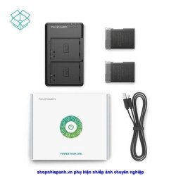 thumbnail Bộ 2 pin và sạc kép RAVpower for Nikon EN-EL14 D3xxx D5xxx Df P7xxx - 3