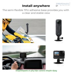 thumbnail Bộ 3 món dán bề mặt phẳng/cong siêu dính đa năng ốc 1/4 K&F concept (KF31.054) - 5