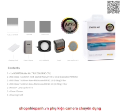 thumbnail Bộ kính lọc ánh sáng Nisi - Starter Kit M75-II - 1