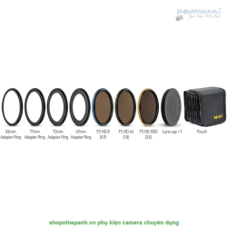 thumbnail Bộ kính lọc Nisi Swift FS ND Kit (8+64+1000) 67/72/77/82mm - 0