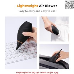 thumbnail Bóng xịt bụi K&F Concept 2 vòi đa năng màu đen KF08.041 - 4