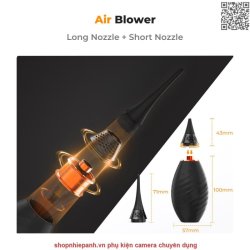 thumbnail Bóng xịt bụi K&F Concept 2 vòi đa năng màu đen KF08.041 - 0