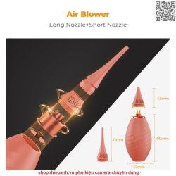 thumbnail Bóng xịt bụi K&F Concept 2 vòi đa năng màu hồng - 0