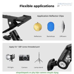 thumbnail Bracket Kẹp hắt sáng kẹp phông kẹp bàn đa năng K&F concept (KF18.0014) - 1