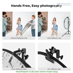 thumbnail Bracket Kẹp hắt sáng kẹp phông kẹp bàn đa năng K&F concept (KF18.0014) - 2