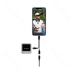 thumbnail Cáp chuyển đổi hỗ trợ sạc và kết nối mic thu âm không dây GoChek (smartphone dùng cổng type C) - 1