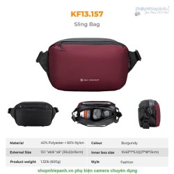 thumbnail Cặp K&F Concept Alpha Camera Sling Bag KF13.157V7 10L RED - 5
