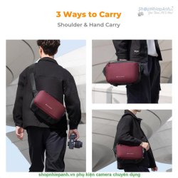 thumbnail Cặp K&F Concept Alpha Camera Sling Bag KF13.157V7 10L RED - 4