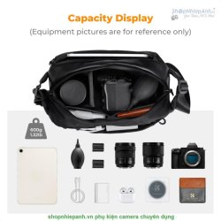 thumbnail Cặp K&F Concept Alpha Camera Sling Bag KF13.157V8 10L BLACK retro - 0