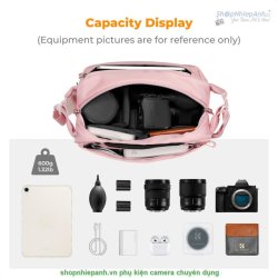 thumbnail Cặp K&F Concept Alpha Camera Sling Bag KF13.157V9 10L Pink - 0