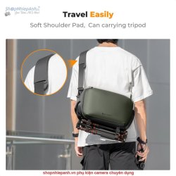 thumbnail Cặp K&F Concept Sling Bag 2in1 KF13.177V2 12L Urban wander 01 Green - 3