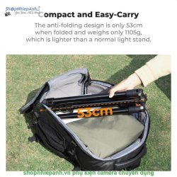 thumbnail Chân đèn gấp ngược cao cấp K&F concept KF34.050 cao 2m6 - 1