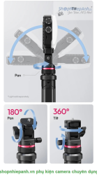 thumbnail Chân đèn kiêm tripod Auto-Open Ulanzi MT80 - 12
