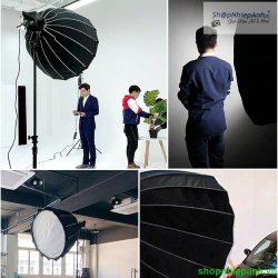 thumbnail Combo 1 cây Đèn LED XY-500W Bi-Color 2700-6500K và softbox Parabolic 65cm - 6