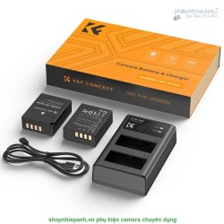 thumbnail Combo 2 pin 1 sạc K&F concept for Fujifilm W126 W126S 1300mah - 7