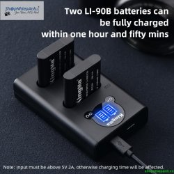 thumbnail Combo 2 pin 1 sạc Kingma LCD BM048 ricoh DB-110  for Ricoh GR3 GR3x GRIII GRIIIx Olympus TG4 TG5 TG6 olympiyus LI90B/LI92B - 2