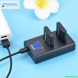 thumbnail Combo 2 pin 1 sạc Kingma LCD BM048 ricoh DB-110  for Ricoh GR3 GR3x GRIII GRIIIx Olympus TG4 TG5 TG6 olympiyus LI90B/LI92B - 4