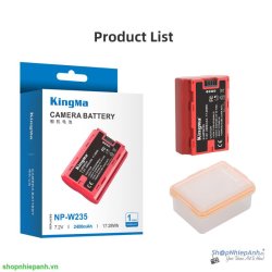 thumbnail Combo 2 pin 1 sạc Kingma LCD BM058Q W235 ver 5 for  X-T5, X-S20, X-H2, X-H2S, GFX 100S, GFX 50S II, X-T4 - 6