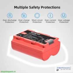 thumbnail Combo 2 pin 1 sạc Kingma LCD BM058Q W235 ver 5 for  X-T5, X-S20, X-H2, X-H2S, GFX 100S, GFX 50S II, X-T4 - 3