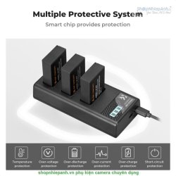 thumbnail Combo 3 pin 1 sạc K&F concept for Canon LP-E17 1250mah Canon EOS R10, R100, R50, R7, R8. RP, Rebel T8i, T7i, T6i, T6s, SL2, SL3, EOS M3, M5, M6 Mark II, 77D, 200D, 750D, 760D, 800D, 8000D - 4