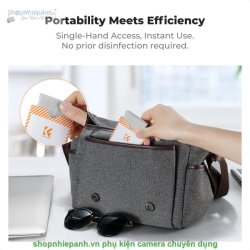 thumbnail Combo 5 Khăn lau K&F concept micro fiber mật độ vải dày 200gsm size 15x18cm - 3