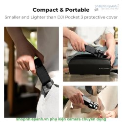 thumbnail Vỏ bảo vệ gimbal và màn hình Osmo pocket 3 hiệu K&F concept  (tặng kèm miếng dán cường lực) (kf31.068) - 1