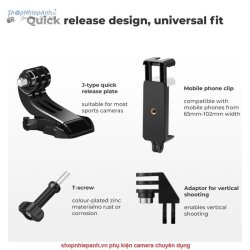 thumbnail Combo dây đeo đầu đeo ngực K&F concept for smartphone action cam - 3