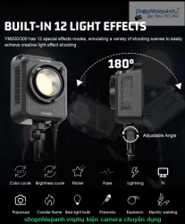 thumbnail Combo đèn led ZSYB YM350W kèm softbox cầu và chân đứng - 6
