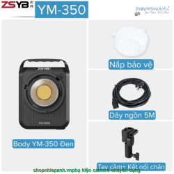 thumbnail Combo đèn led ZSYB YM350W kèm softbox Parabolic 90cm và chân đứng - 2