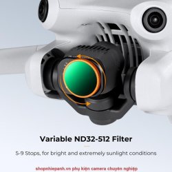 thumbnail Combo Filter K&F concept Kit for DJI Mini 4 Pro ND2-32 (1-5 Stops)+ND32-512 (5-9 Stops) AGC Japanese 28 layers Glass (sku.2084) - 2